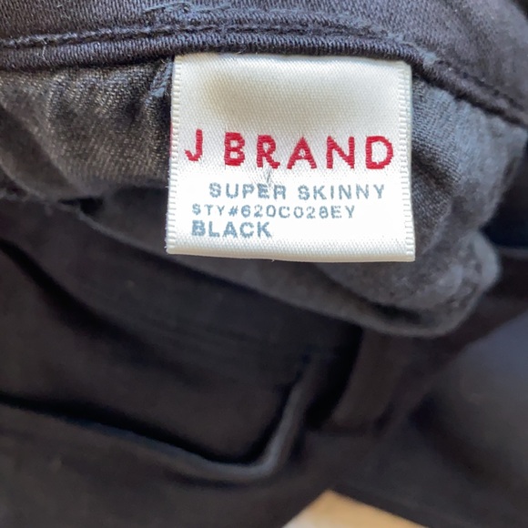 Never worn J Brand super skinny black jeans - Picture 4 of 8